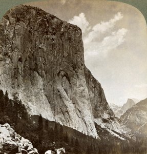 El Capitan und Half Dome, Yosemite-Tal, Kalifornien, USA, 1902 von Underwood and Underwood
