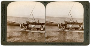 Fischer auf dem See Genezareth, Palästina, 1900
