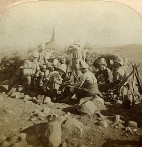 Gordon Highlander Signalmänner auf dem Signal Hill, Euslin, Südafrika, Burenkrieg, 1899-1902