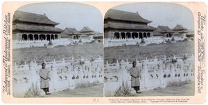 Heim der Kaiserinwitwe, Peking, China, 1901 von Underwood and Underwood
