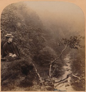 Ich gebe zu, er ist tapfer, aber wild wie Bracklinns donnernde Welle - Scotts Lady of the Lake, 1898 von Underwood and Underwood