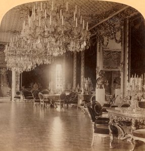 Im prächtigen Wohnsitz von König Oskar II., Königlicher Palast Stockholm, Schweden, 1902
