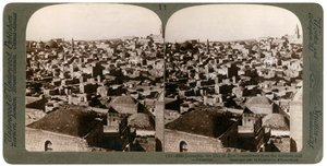 Jerusalem, gesehen von der nördlichen Mauer, Palästina, 1897