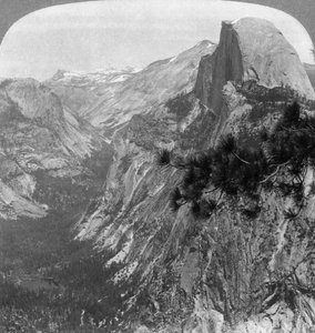 Mirror Lake, Half Dome und Clouds Rest, Yosemite Valley, Kalifornien, USA, 1902