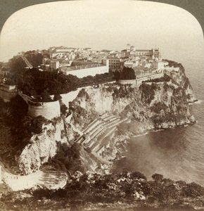 Monte Carlos Hauptstadt, Monaco - Im kleinsten Fürstentum der Erde, 1899 von Underwood and Underwood