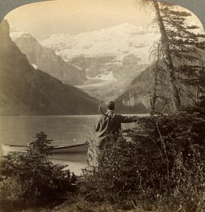 Mount Victoria, Rocky Mountains, Alberta, Kanada von Underwood and Underwood