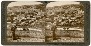 Nazareth, vom Nordosten gesehen, Palästina, 1900
