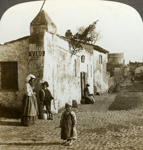 Szene auf der Via Appia, Rom, Italien von Underwood and Underwood