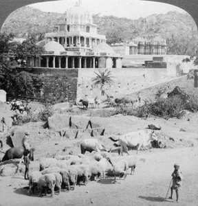 Tempel der Jains, Mount Abu, Indien, 1902