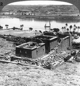Der nubische Tempel von Kalabscheh, Ägypten, 1905
