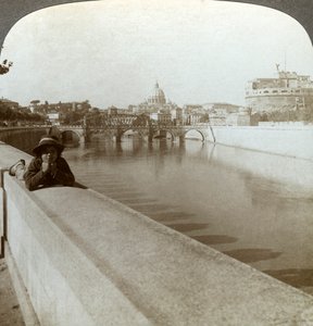 Der Fluss Tiber, Castel Sant