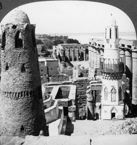 Der Tempel von Luxor, Ägypten, 1905