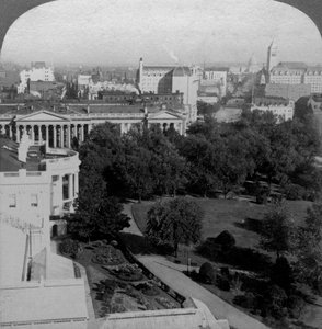 Das Weiße Haus und das Finanzministerium, Washington DC, USA von Underwood and Underwood