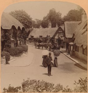 Die malerischen Häuser von Shanklin, Isle of Wight, England, 1900