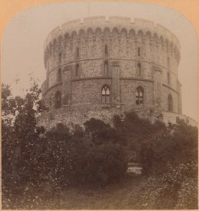Der Runde Turm, Windsor, England - das Schlossgefängnis von Edward III. bis Charles II., 1900 von Underwood and Underwood