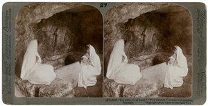 Das Grab Jesu, außerhalb Jerusalems, Palästina, 1904 von Underwood and Underwood