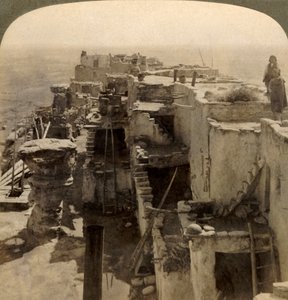 Wolpi... ein Häuptling der geheimnisvollen Moki-Rasse, Klippenbewohner, Arizona, USA, 1901