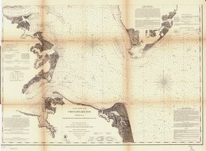 Chesapeake Bay. Blatt 6, vom Mund des York River bis zum Eingang der Bucht von United States Coast Survey