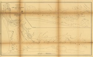 Core Sound und Straits, North Carolina von United States Coast Survey