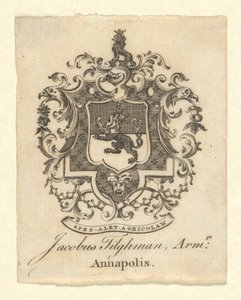 Exlibris von Jacob Tilgham von Unknown