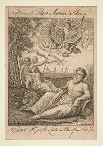 Klassische Figuren in Landschaft