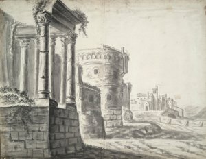 Klassische Ruinen und andere Gebäude von Unknown