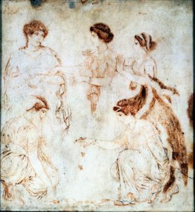 Würfelspieler, Herculaneum, 1. Jahrhundert n. Chr.