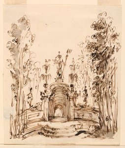 Brunnen in einem Park