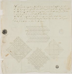Intarsien-Designs für Fußböden