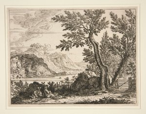 Italienische Landschaft von Unknown