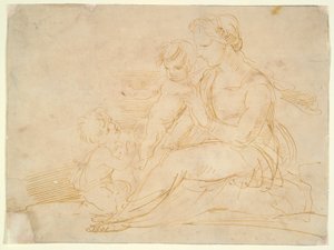 Madonna und Kind mit dem Heiligen Johannes