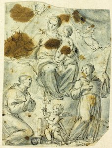 Madonna mit Kind und den Heiligen Antonius von Padua und Wilhelm von Aquitanien
