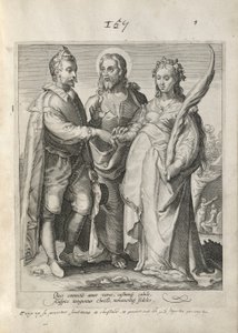 Quos connectit amor verus (Allegorie der treuen Ehe) von Unknown