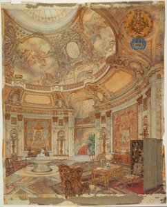 Darstellung der Großen Ehrengalerie, Palazzo Paz, Buenos Aires, Argentinien