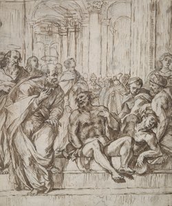 Heilung des Lahmen durch die Heiligen Petrus und Paulus