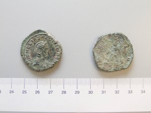 Sesterz von Gallienus, Kaiser von Rom aus Rom
