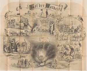 Karikatur im Delfter Studentenjahrbuch, 1869