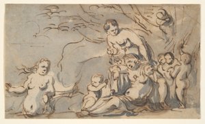 Studie für die Entführung von Rinaldo [?] von Unknown