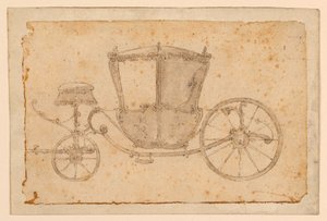 Studie eines Kutschers von Unknown