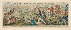 Die Schlacht von Washington in Amerika von Unknown