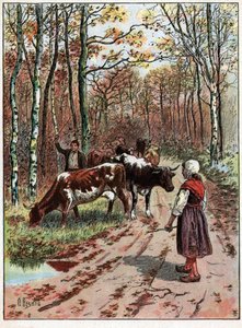 Troupeau de vaches von Unknown