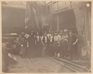 Ohne Titel [Eisenarbeiter in der West Point Foundry, Cold Spring, New York]