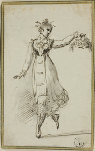 Junge Frau beim Tanzen