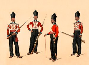40. Madras Native Infantry, ca. 1835 von Unknown