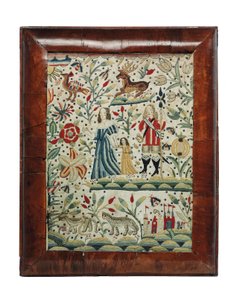 William-und-Mary-Stickbild, ca. 1690