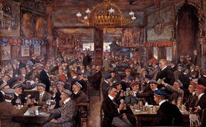 Eine Brauerei in Leipzig (Deutschland)