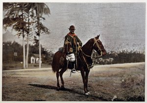 Ein Gaucho in Rio Grande do Sul (Brasilien), Ende 19. Jahrhundert von Unknown artist