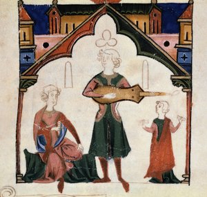 Eine Gruppe von Dichtern und Musikern (Miniatur) von Unknown artist
