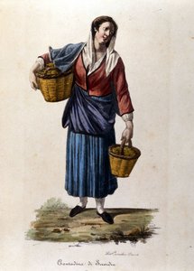 Ein Bauer aus der Stadt Scordia in Sizilien (Stich des 19. Jahrhunderts)