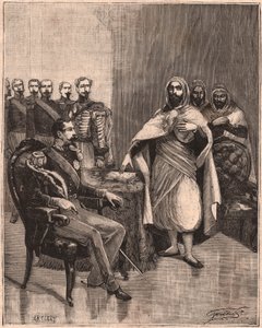 Abd El Kader und Napoleon III von Unknown
